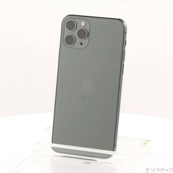 〔中古〕Apple(アップル) iPhone11 Pro 64GB ミッドナイトグリーン MWC62J／A SIMフリー〔352-ud〕 | 