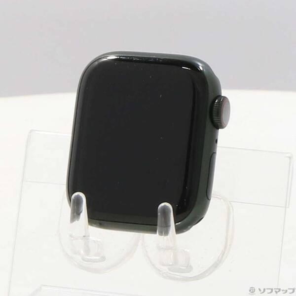 〔中古〕Apple(アップル) Apple Watch Series 7 GPS + Cellular 41mm グリーンアルミニウムケース バンド無し〔276-ud〕 | 