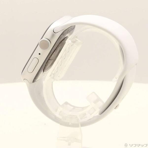 〔中古〕Apple(アップル) Apple Watch Series 8 GPS 45mm シルバーアルミニウムケース ホワイトスポーツバンド〔344-ud〕 |  | 01
