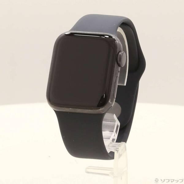 〔中古〕Apple(アップル) Apple Watch SE 第1世代 GPS 40mm スペースグレイアルミニウムケース ミッドナイトスポーツバンド〔377-ud〕 | 