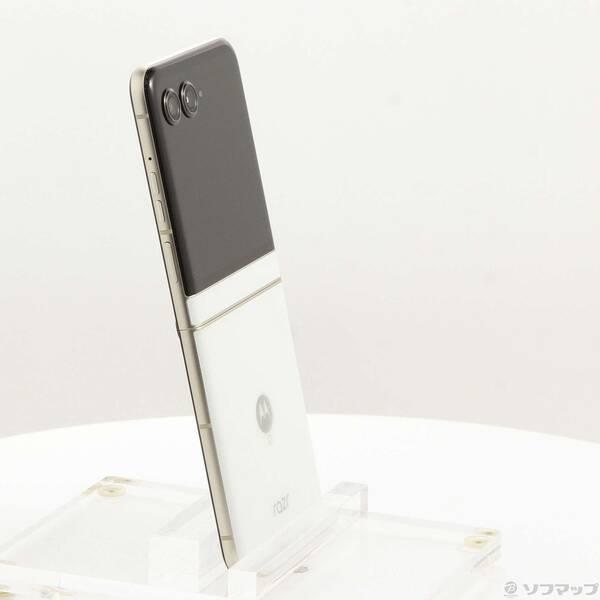 〔中古〕Motorola(モトローラ) motorola razr 50d 256GB ホワイトマーブル M-51E docomo SIMフリー〔198-ud〕 |  | 03