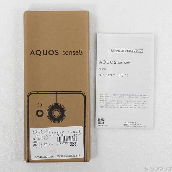 〔中古〕SHARP(シャープ) AQUOS sense8 128GB ペールグリーン SHG11 au SIMフリー〔352-ud〕 |  | 04