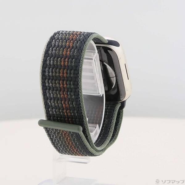 〔中古〕Apple(アップル) Apple Watch Series 8 GPS 45mm スターライトアルミニウムケース ミッドナイトスポーツループ〔348-ud〕 |  | 02