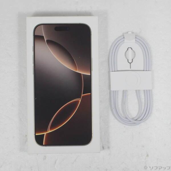 中古〕Apple(アップル) iPhone16 Pro Max 512GB デザートチタニウム