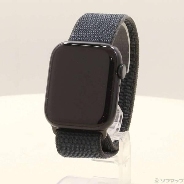 〔中古〕Apple(アップル) Apple Watch Series 9 GPS 45mm ミッドナイトアルミニウムケース ミッドナイトスポーツループ〔344-ud〕 | 