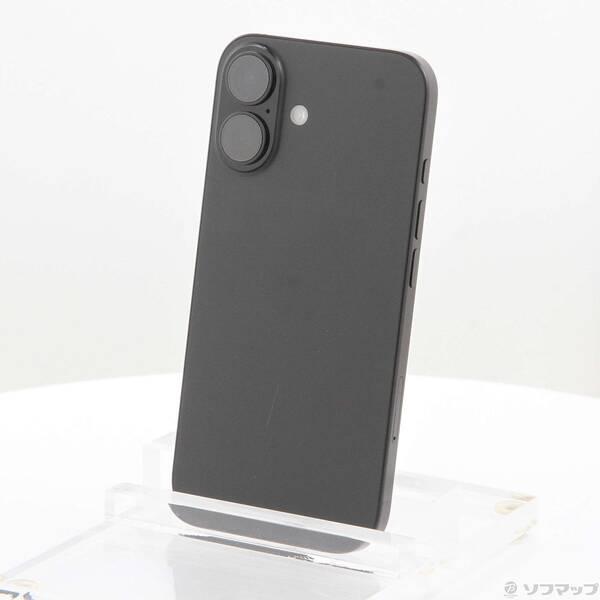 〔中古〕Apple(アップル) iPhone16 128GB ブラック MYDQ3J／A SIMフリー〔305-ud〕 | 