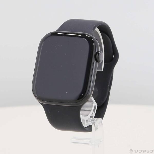〔中古〕Apple(アップル) Apple Watch Series 10 GPS 46mm ジェットブラックアルミニウムケース ブラックスポーツバンド〔368-ud〕 | 