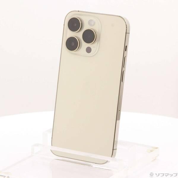 〔中古〕Apple(アップル) iPhone14 Pro 128GB ゴールド MQ073J／A SIMフリー〔368-ud〕 | 