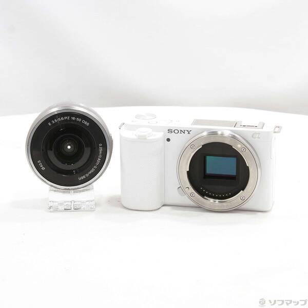 〔中古〕SONY(ソニー) 〔展示品〕 VLOGCAM ZV-E10L パワーズームレンズキット ホワイト〔262-ud〕 | 