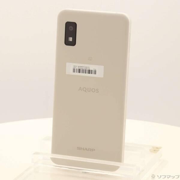 〔中古〕SHARP(シャープ) AQUOS wish 64GB アイボリー SH-M20 SIMフリー〔198-ud〕 | 