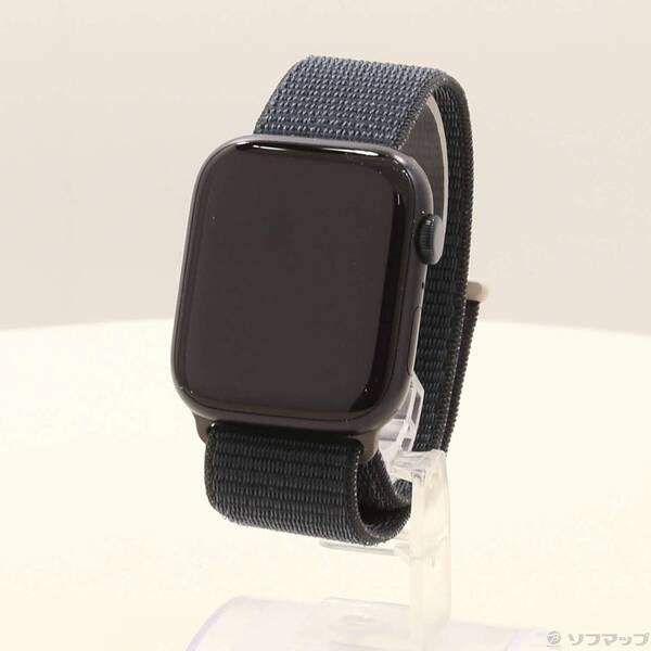 〔中古〕Apple(アップル) Apple Watch Series 9 GPS 45mm ミッドナイトアルミニウムケース ミッドナイトスポーツループ〔377-ud〕 | 