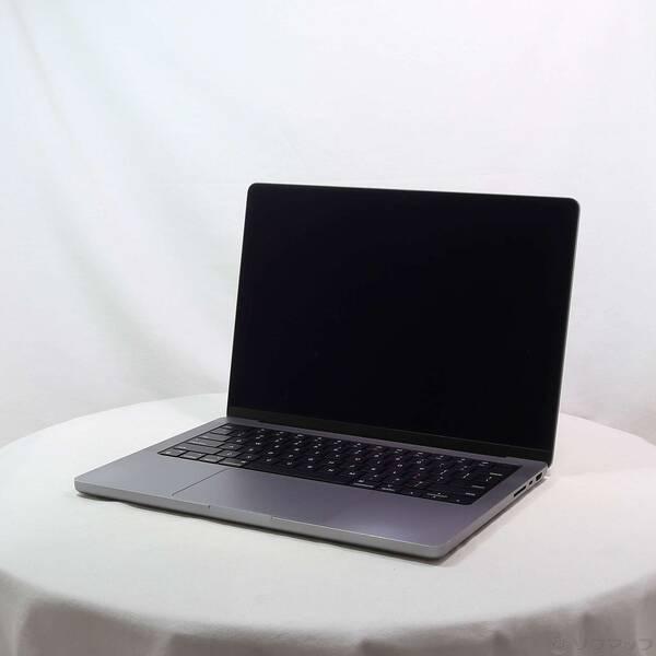 〔中古〕MacBook Pro 14.2-inch Late-2021 MKGP3J／A Apple M1 Pro 8コアCPU_14コアGPU 16GB SSD512GB スペースグレイ 〔15.7 Sequoia〕〔344-ud〕 | 