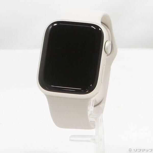 〔中古〕Apple(アップル) Apple Watch Series 9 GPS 45mm スターライトアルミニウムケース スターライトスポーツバンド〔258-ud〕 | 