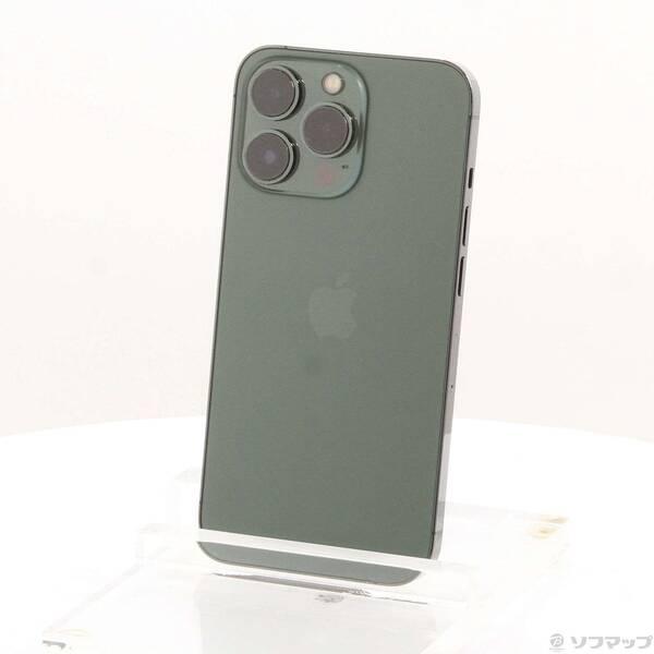 〔中古〕Apple(アップル) iPhone13 Pro 128GB アルパイングリーン MNDX3J／A SIMフリー〔269-ud〕 | 