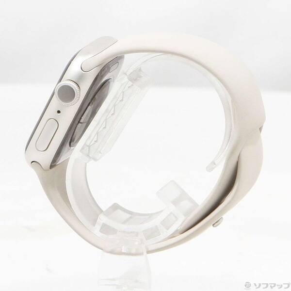 〔中古〕Apple(アップル) Apple Watch Series 9 GPS 41mm スターライトアルミニウムケース スターライトスポーツバンド〔258-ud〕 |  | 01
