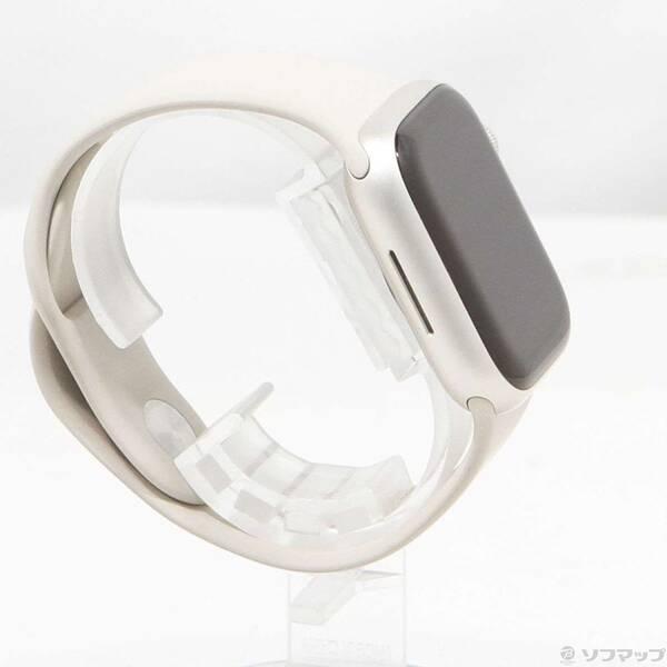 〔中古〕Apple(アップル) Apple Watch Series 9 GPS 41mm スターライトアルミニウムケース スターライトスポーツバンド〔258-ud〕 |  | 03