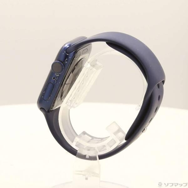 〔中古〕Apple(アップル) Apple Watch Series 6 GPS 44mm ブルーアルミニウムケース ディープネイビースポーツバンド〔295-ud〕 |  | 01