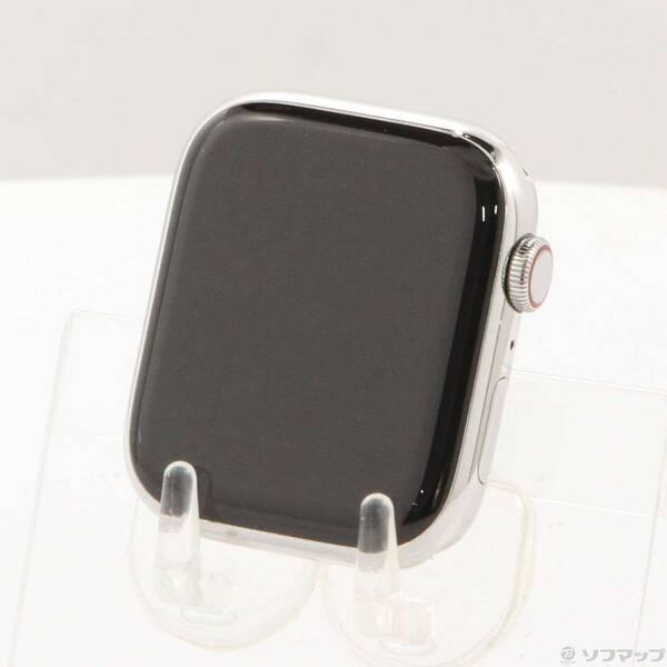〔中古〕Apple(アップル) Apple Watch Series 8 GPS + Cellular 45mm シルバーステンレススチールケース バンド無し〔352-ud〕 | 