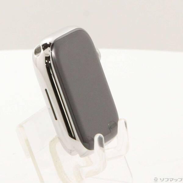 〔中古〕Apple(アップル) Apple Watch Series 8 GPS + Cellular 45mm シルバーステンレススチールケース バンド無し〔352-ud〕 |  | 03
