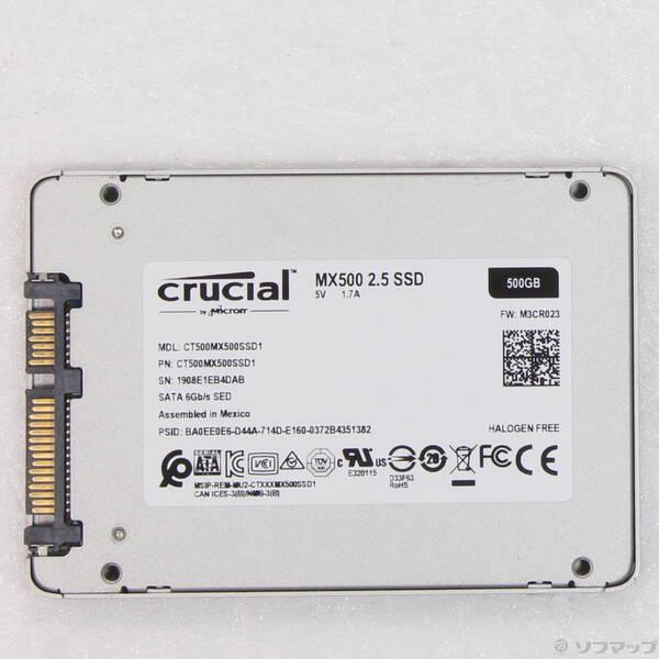 〔中古〕Crucial MX500 CT500MX500SSD1／JP〔377-ud〕 | 