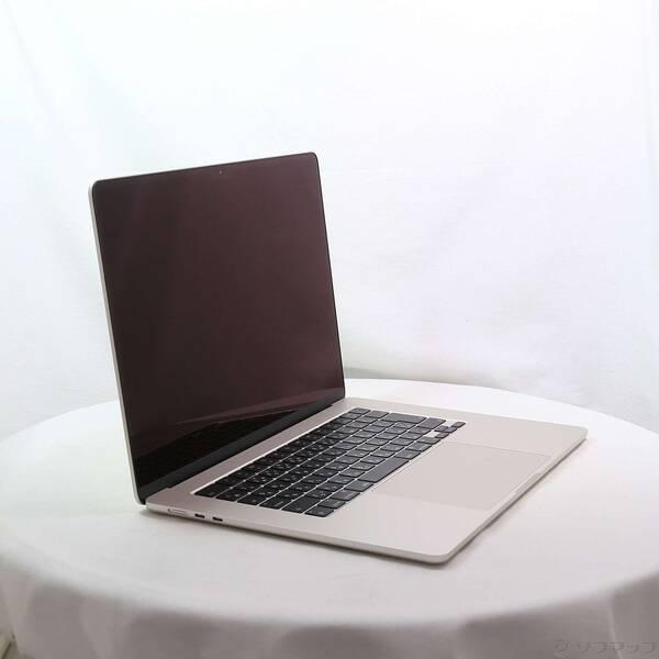 〔中古〕Apple(アップル) MacBook Air 15.3-inch Early-2024 MRYR3J／A Apple M3 8コアCPU_10コアGPU 8GB SSD256GB スターライト 〔15.7 Sequoia〕〔258-ud〕 |  | 03