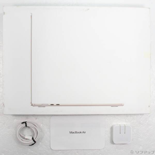 〔中古〕Apple(アップル) MacBook Air 15.3-inch Early-2024 MRYR3J／A Apple M3 8コアCPU_10コアGPU 8GB SSD256GB スターライト 〔15.7 Sequoia〕〔258-ud〕 |  | 04