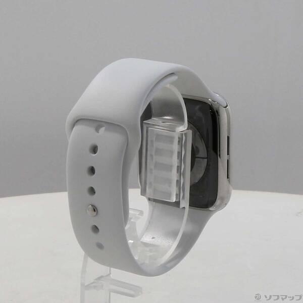 〔中古〕Apple(アップル) Apple Watch Series 4 GPS + Cellular 44mm ステンレススチールケース ホワイトスポーツバンド〔247-ud〕 |  | 02