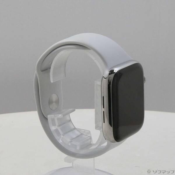 〔中古〕Apple(アップル) Apple Watch Series 4 GPS + Cellular 44mm ステンレススチールケース ホワイトスポーツバンド〔247-ud〕 |  | 03