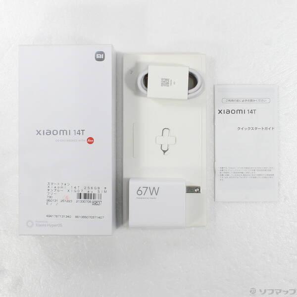〔中古〕Xiaomi(シャオミ) Xiaomi 14T 256GB チタンブルー XIG07 au SIMフリー〔198-ud〕 |  | 04