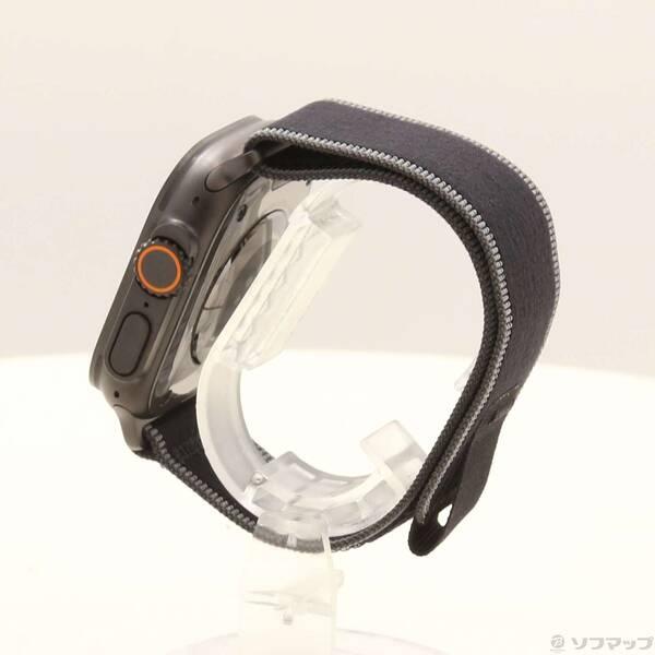 〔中古〕Apple(アップル) Apple Watch Ultra 3 GPS + Cellular 49mm ブラックチタニウムケース ブラック／チャコールトレイルループ〔198-ud〕 |  | 01