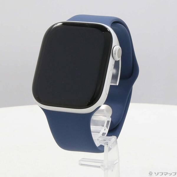 〔中古〕Apple(アップル) 〔展示品〕 Apple Watch Series 10 GPS 46mm シルバーアルミニウムケース デニムスポーツバンド〔344-ud〕 | 