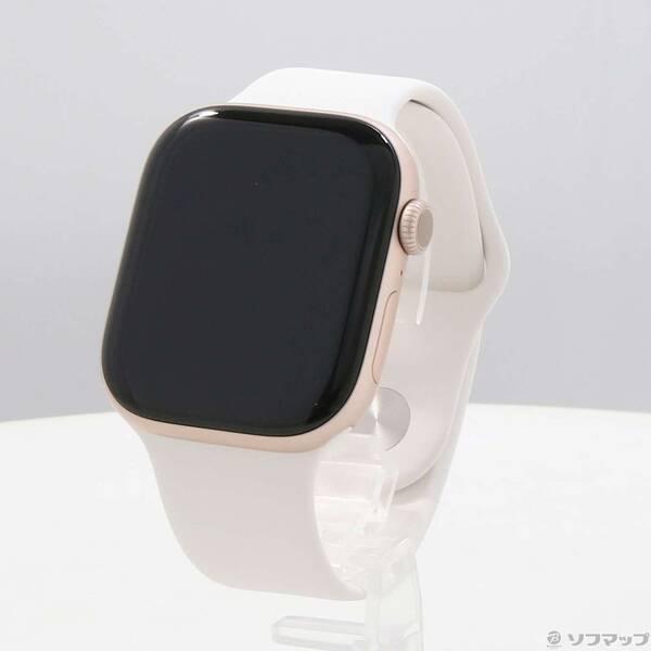 〔中古〕Apple(アップル) 〔展示品〕 Apple Watch Series 10 GPS 46mm ローズゴールドアルミニウムケース ライトブラッシュスポーツバンド〔344-ud〕 | 