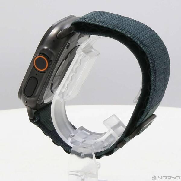 〔中古〕Apple(アップル) 〔展示品〕 Apple Watch Ultra 2 GPS + Cellular 49mm ブラックチタニウムケース ダークグリーンアルパインループ〔258-ud〕 |  | 01