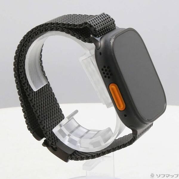 〔中古〕Apple(アップル) 〔展示品〕 Apple Watch Ultra 2 GPS + Cellular 49mm ブラックチタニウムケース ブラックチタニウムミラネーゼループ〔377-ud〕 |  | 03