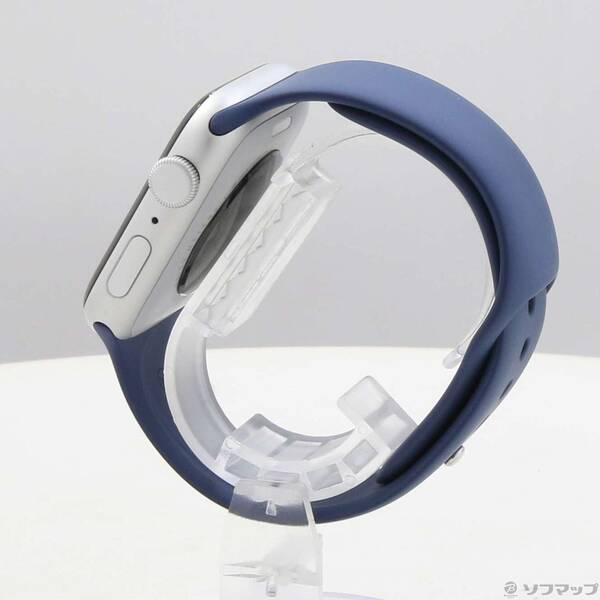 〔中古〕Apple(アップル) 〔展示品〕 Apple Watch SE 第2世代 GPS 44mm シルバーアルミニウムケース デニムスポーツバンド〔344-ud〕 |  | 01