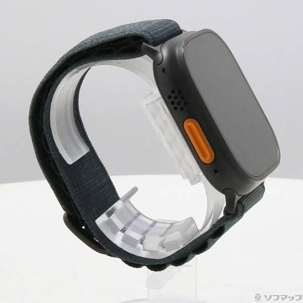 〔中古〕Apple(アップル) 〔展示品〕 Apple Watch Ultra 2 GPS + Cellular 49mm ブラックチタニウムケース ダークグリーンアルパインループ〔348-ud〕 |  | 03