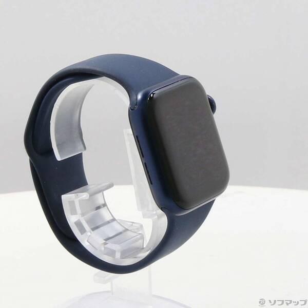 〔中古〕Apple(アップル) Apple Watch Series 6 GPS 40mm ブルーアルミニウムケース ディープネイビースポーツバンド〔377-ud〕 |  | 03