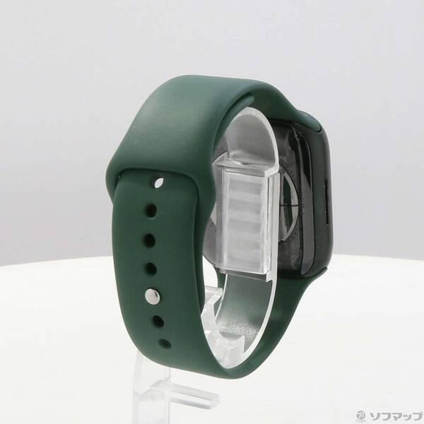 〔中古〕Apple(アップル) Apple Watch Series 7 GPS 45mm グリーンアルミニウムケース クローバースポーツバンド〔258-ud〕 |  | 02