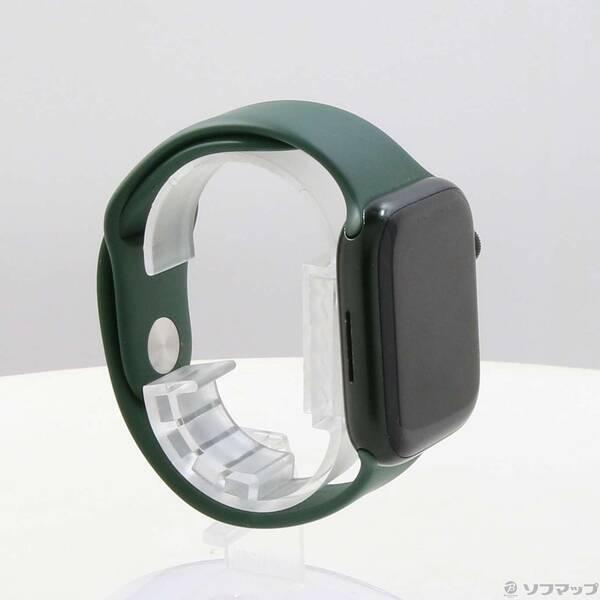 〔中古〕Apple(アップル) Apple Watch Series 7 GPS 45mm グリーンアルミニウムケース クローバースポーツバンド〔258-ud〕 |  | 03