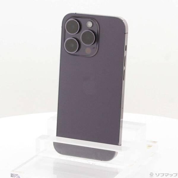 〔中古〕Apple(アップル) iPhone14 Pro 256GB ディープパープル MQ1E3J／A SIMフリー〔269-ud〕 | 