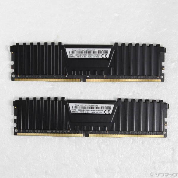 〔中古〕CORSAIR CMK32GX4M2A2666C16〔377-ud〕 | 