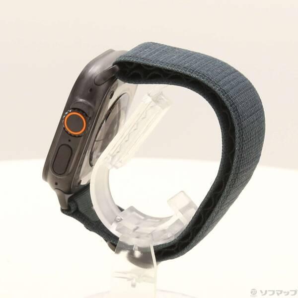 〔中古〕Apple(アップル) Apple Watch Ultra 2 GPS + Cellular 49mm ブラックチタニウムケース ダークグリーンアルパインループ〔262-ud〕 |  | 01