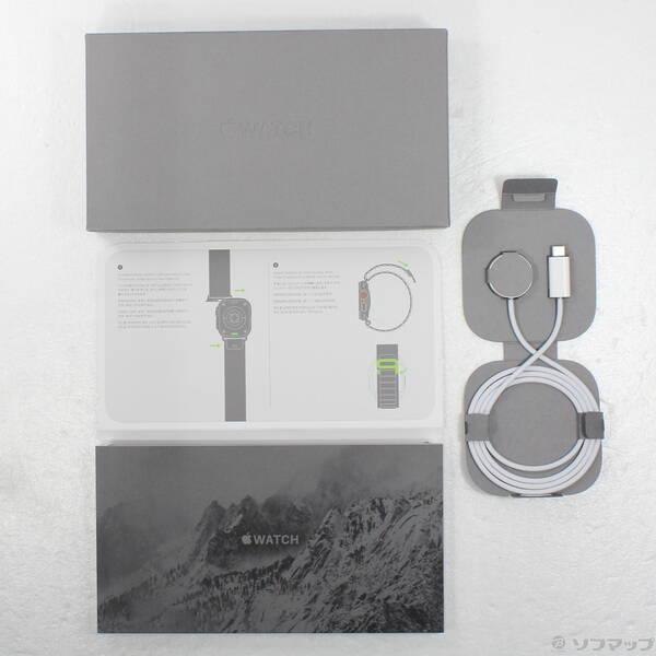 〔中古〕Apple(アップル) Apple Watch Ultra 2 GPS + Cellular 49mm ブラックチタニウムケース ダークグリーンアルパインループ〔262-ud〕 |  | 04