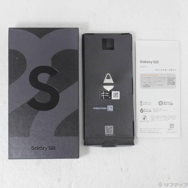 〔中古〕SAMSUNG(サムスン) Galaxy S22 256GB ファントムブラック SCG13 au SIMフリー〔196-ud〕 |  | 04