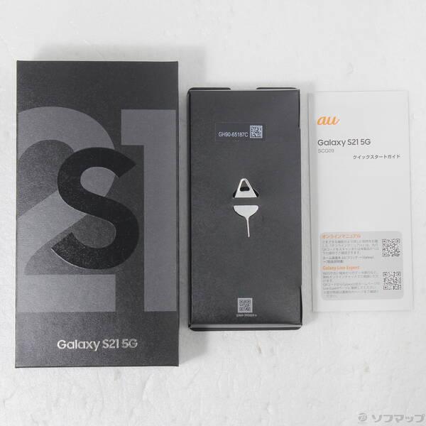 〔中古〕SAMSUNG(サムスン) Galaxy S21 5G 256GB ファントムグレー SCG09 auロック解除SIMフリー〔377-ud〕 |  | 04