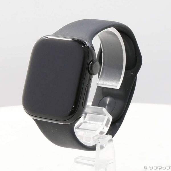 〔中古〕Apple(アップル) Apple Watch Series 10 GPS 42mm ジェットブラックアルミニウムケース ブラックスポーツバンド〔262-ud〕 | 