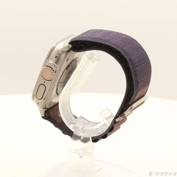 〔中古〕Apple(アップル) Apple Watch Ultra 2 GPS + Cellular 49mm チタニウムケース インディゴアルパインループ〔352-ud〕 |  | 01