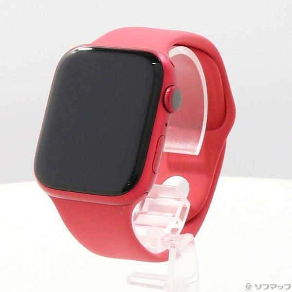 〔中古〕Apple(アップル) Apple Watch Series 9 GPS 45mm (PRODUCT)REDアルミニウムケース (PRODUCT)REDスポーツバンド〔262-ud〕 | 