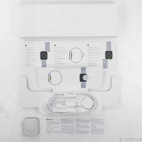 〔中古〕Apple(アップル) Apple Watch Series 9 GPS 45mm スターライトアルミニウムケース ブルーフレームNikeスポーツバンド〔349-ud〕 |  | 04