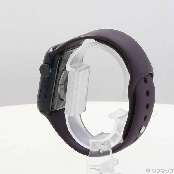 〔中古〕Apple(アップル) Apple Watch Series 7 GPS 41mm ミッドナイトアルミニウムケース ダークチェリースポーツバンド〔352-ud〕 |  | 01